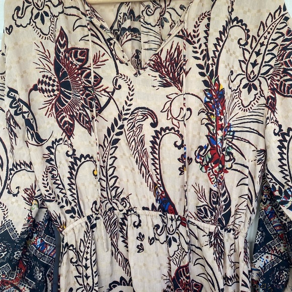 Lucky Brand • Bohemian Colorful Patterned Maxi Dress - Picture 5 of 13